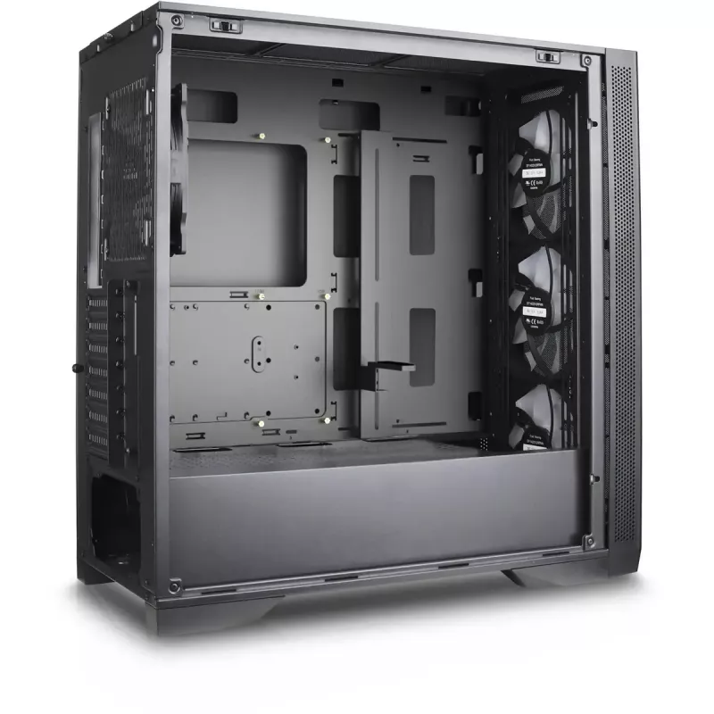 Case tower Silentware Air 1000, nero, parete laterale in vetro temperato