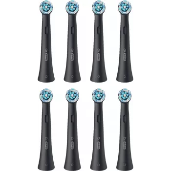 Testine spazzolino Oral-B iO Ultimate Clean — confezione da 8, nere, per una rimozione superiore della placca
