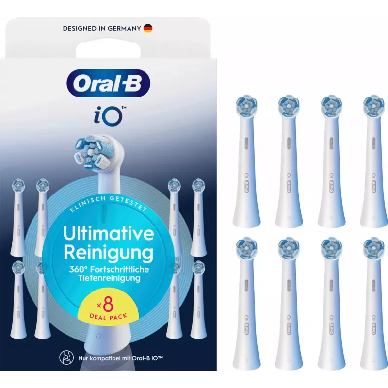 Testina spazzolino Oral-B 8 pezzi bianco