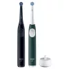 Spazzolino elettrico BRAUN Oral-B iO Series 2 Duo nero/verde, ricaricabile, modello 62418