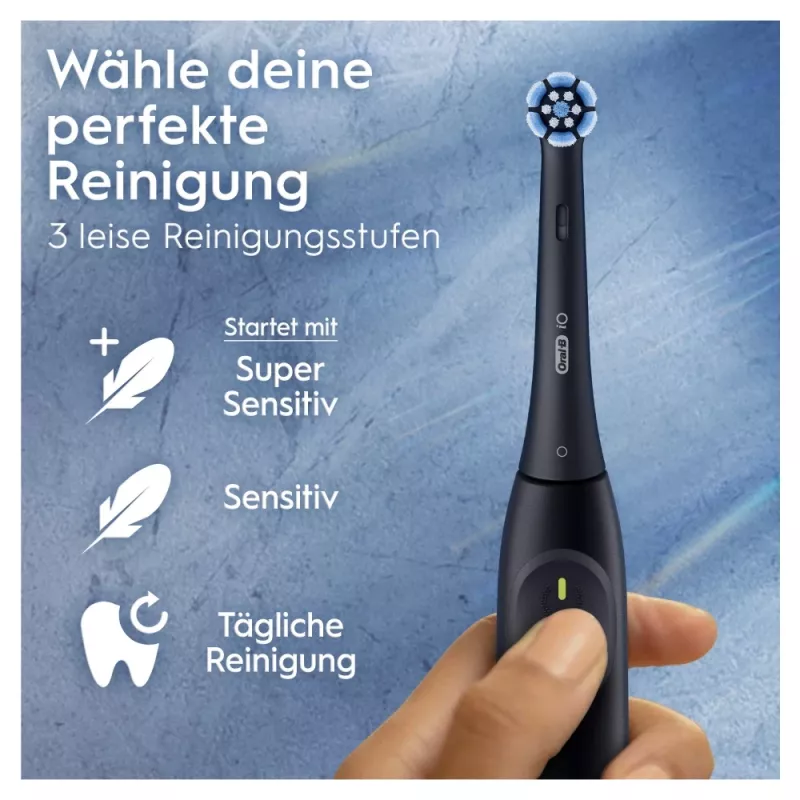 Spazzolino elettrico BRAUN Oral-B iO Series 2 Duo nero/verde, ricaricabile, modello 62418