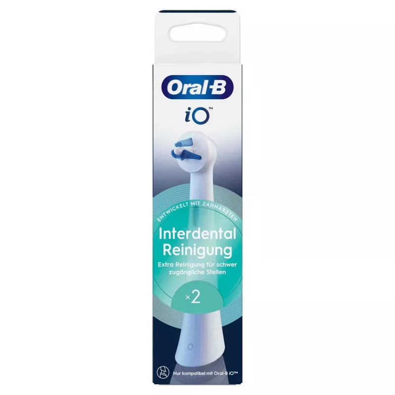 Scovolini interdentali Oral-B iO 373371 confezione da 2 — scovolini di ricambio per pulizia interdentale