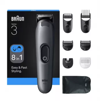 Tagliacapelli/rifinitore Braun AIO3540 nero, grigio 14 nickel-metallo idruro (NiMH)