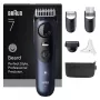 Braun BeardTrimmer 7 BT7520 batteria 40 2 cm bagnato e asciutto nero, blu