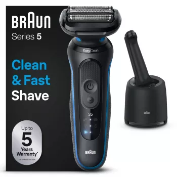 Braun Series 5 52-B7000cc rasoio a lamina rifinitore nero batteria agli ioni di litio