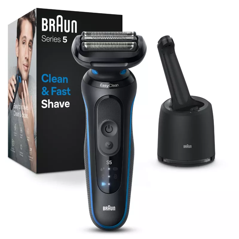 Braun Series 5 52-B7000cc rasoio a lamina rifinitore nero batteria agli ioni di litio