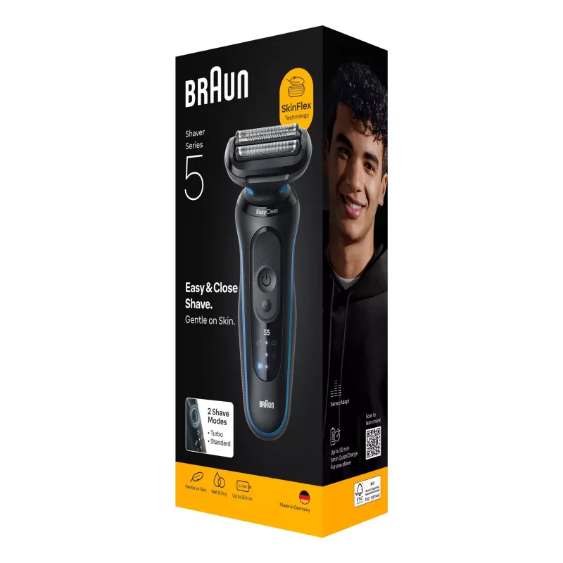 Braun Series 5 52-B1000s rasoio a lamina nero
