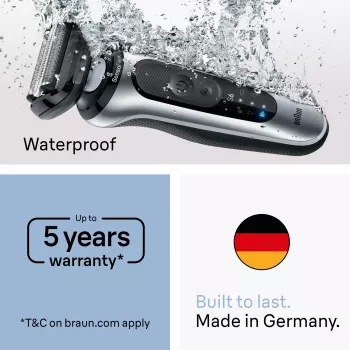 Rasoio elettrico BRAUN Series 6 62-B1200S bagnato e asciutto con rifinitore per barba integrato