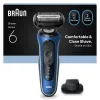 Rasoio elettrico BRAUN Series 6 62-B1200S bagnato e asciutto con rifinitore per barba integrato