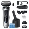Braun Series 6 62-S7650cc argento - rasoio a lamina con batteria Li-Ion