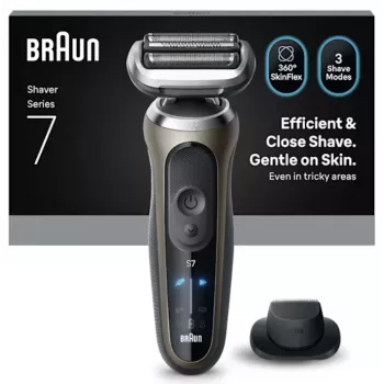 Braun Series 7 72-C1200s rasoio elettrico - bagnato e asciutto, nero/bronzo, acciaio inox
