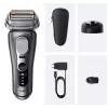Rasoio a lamina Braun Series 9 Pro+ 9615S nero grigio acciaio inox