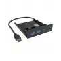 Pannello frontale Icybox 61169 per vano unità da 3,5 pollici — pannello frontale, modello 61169