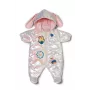 Tutina per bambola Peterkin BABY born Winteranzug crema per bambole da 43 cm, pieghevole, da 3 anni
