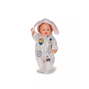 Tutina per bambola Peterkin BABY born Winteranzug crema per bambole da 43 cm, pieghevole, da 3 anni