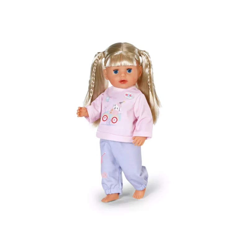 Tuta da jogging BABY born rosa 36 cm set di vestiti per bambola
