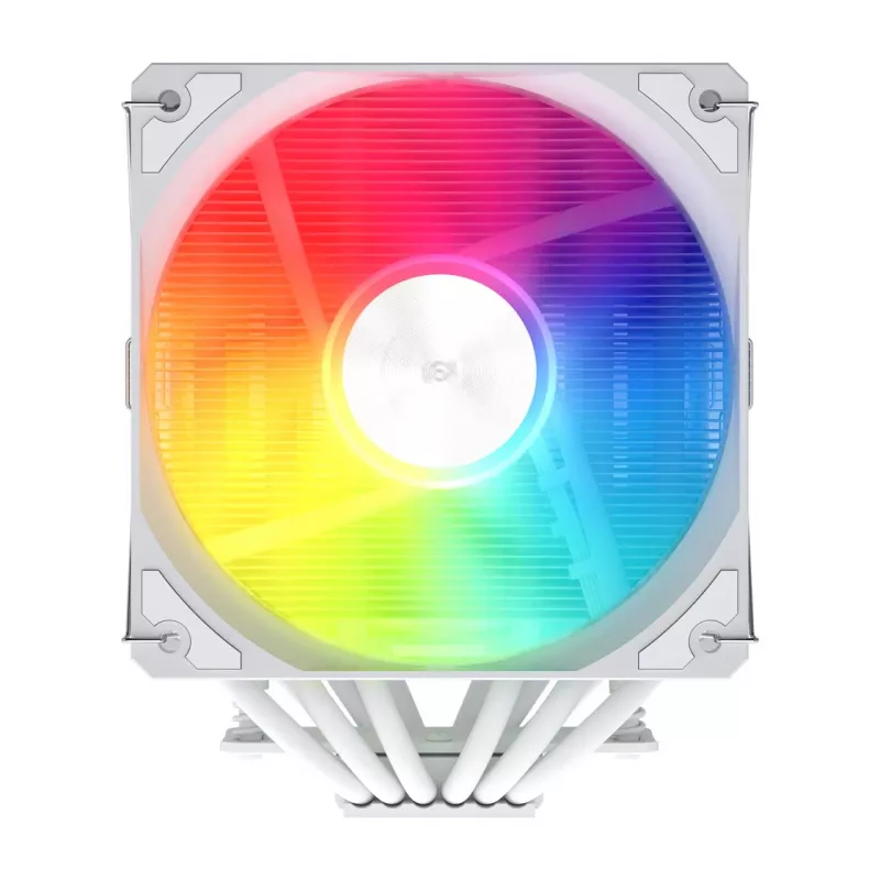 FSP MP7-WA dissipatore ad aria per CPU, 120 mm, 800–1800 giri/min, 32 dB, LGA1851/1700/1200, AM4/AM5, bianco