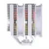 FSP MP7-WA dissipatore ad aria per CPU, 120 mm, 800–1800 giri/min, 32 dB, LGA1851/1700/1200, AM4/AM5, bianco