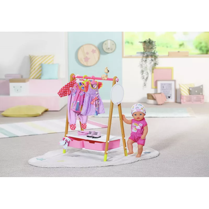 Accessorio per bambola BABY born 830000 armadio per vestiti delle bambole