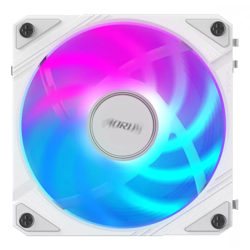 Ventola per case Gigabyte AORUS EZ CHAIN FAN 120 ICE, 120 mm, bianca, GP-ECFAN1201 ICE