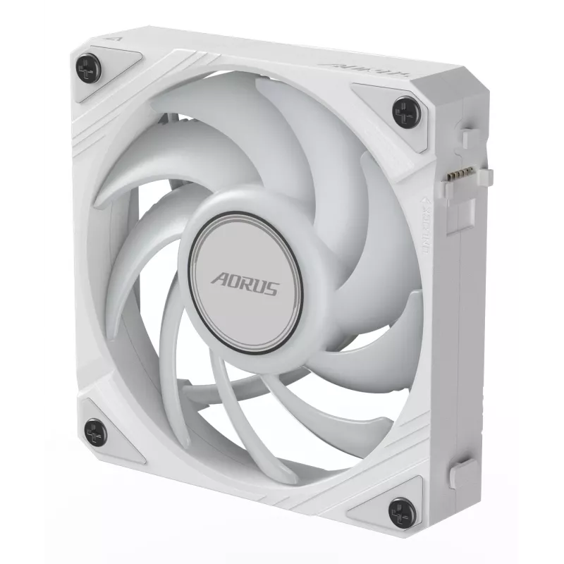Ventola per case Gigabyte AORUS EZ CHAIN FAN 120 ICE, 120 mm, bianca, GP-ECFAN1201 ICE
