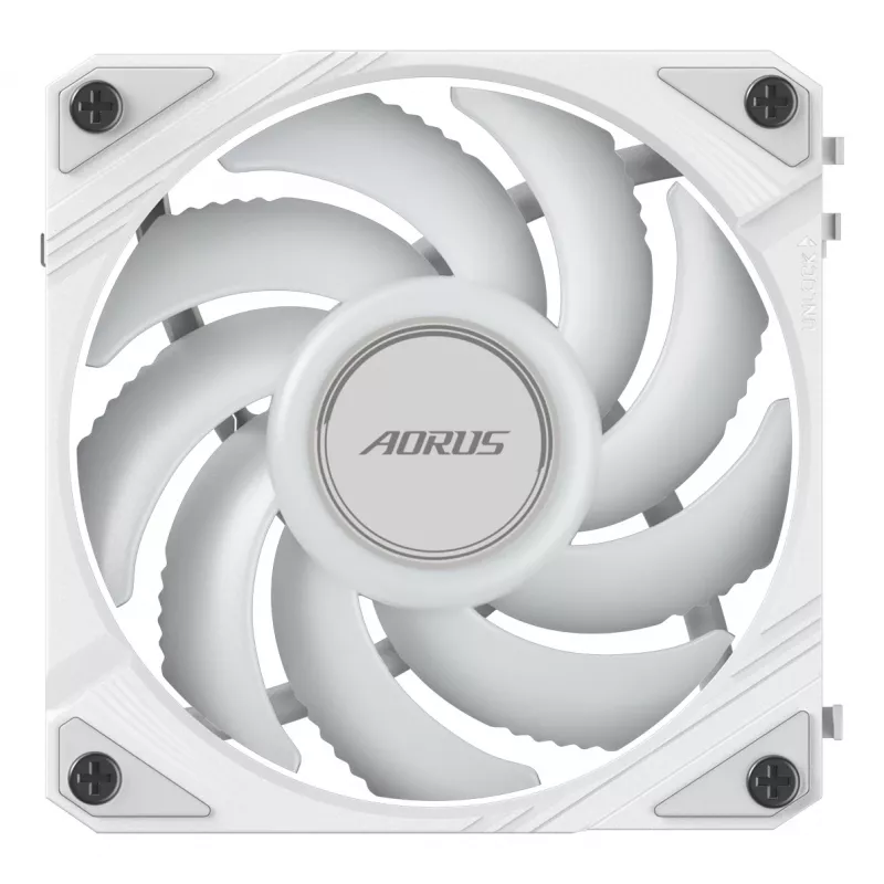 Ventola per case Gigabyte AORUS EZ CHAIN FAN 120 ICE, 120 mm, bianca, GP-ECFAN1201 ICE