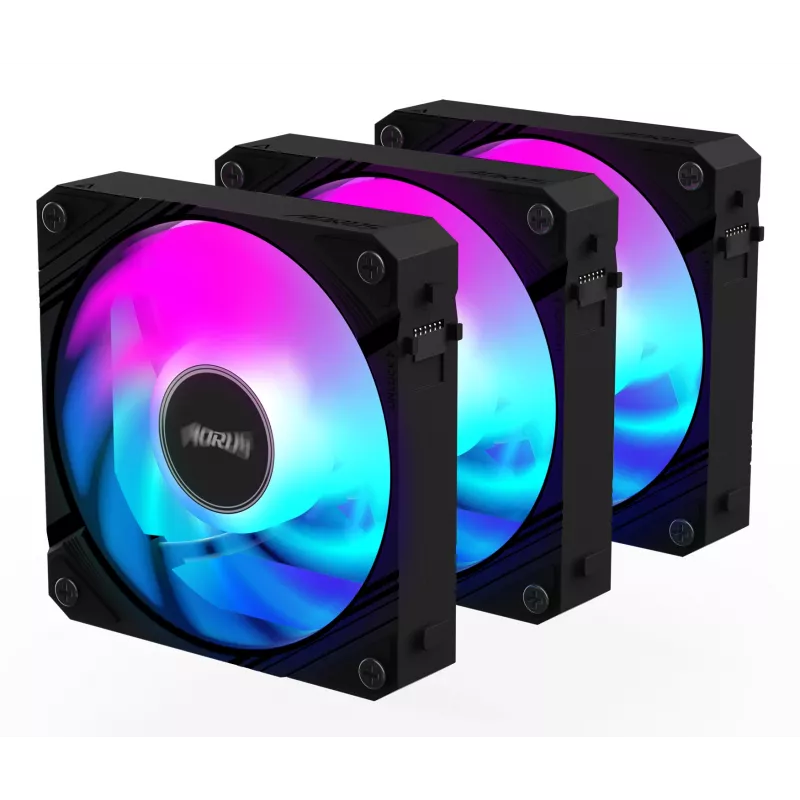 GIGABYTE AORUS EZ CHAIN FAN 120 (confezione da 3) scheda madre 12 cm nero 3 pezzi