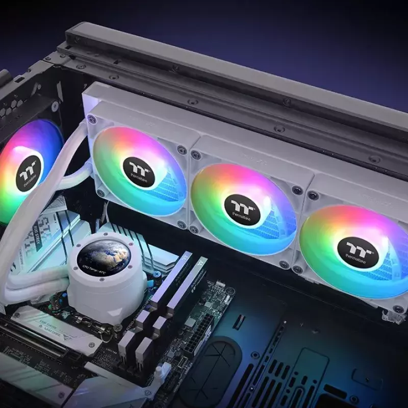 Sistema di raffreddamento a liquido Thermaltake TH360 V2 Ultra ARGB 36 cm bianco