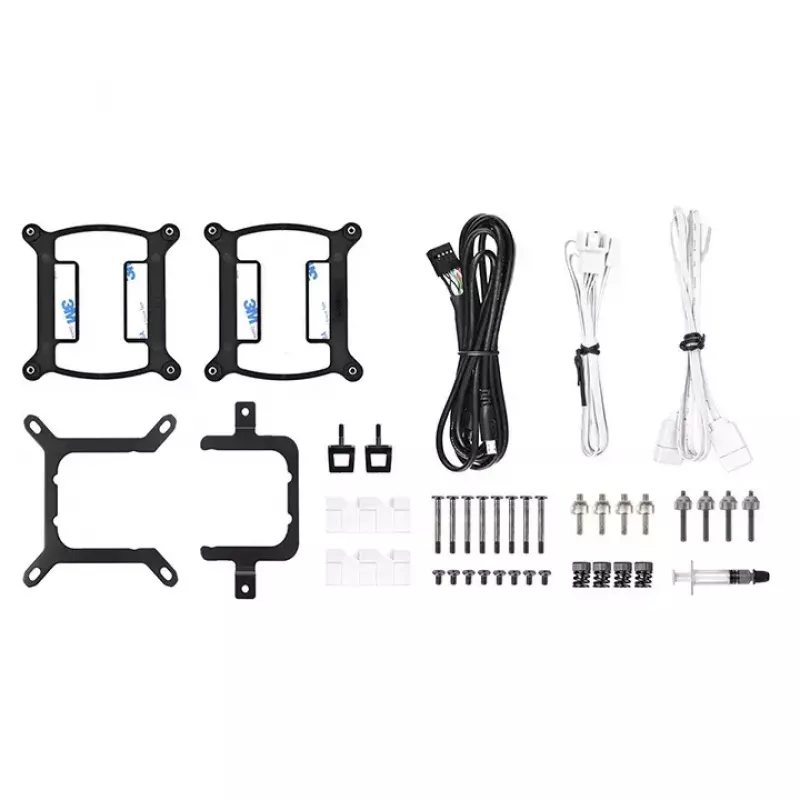 Thermaltake TH280 V2 Ultra ARGB Sync Snow Edition raffreddamento a liquido all-in-one per CPU, 3,02 mmH2O, bianco