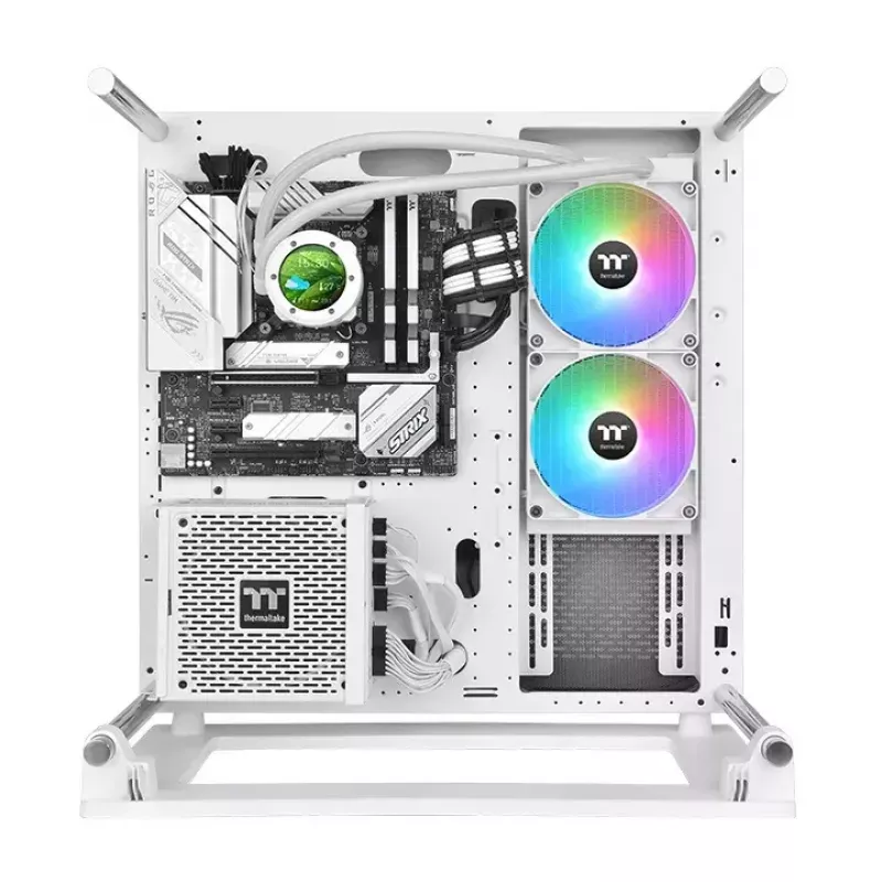 Thermaltake TH280 V2 Ultra ARGB Sync Snow Edition raffreddamento a liquido all-in-one per CPU, 3,02 mmH2O, bianco