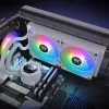Thermaltake TH280 V2 Ultra ARGB Sync Snow Edition raffreddamento a liquido all-in-one per CPU, 3,02 mmH2O, bianco
