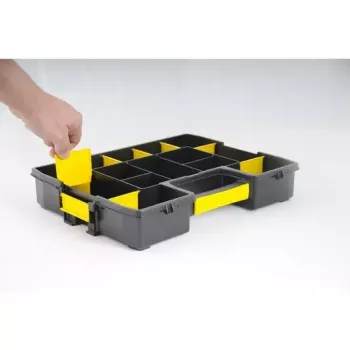Cassetta per minuteria Stanley Sortmaster Junior nero/giallo
