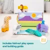 Set da costruzione Spin Master Melissa & Doug Blockables Safari set di gioco – figure e blocchi impilabili