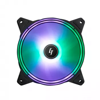 Sistema di raffreddamento per computer Chieftec NF-1225RGB ventola per case 12 cm nero 1 pz.
