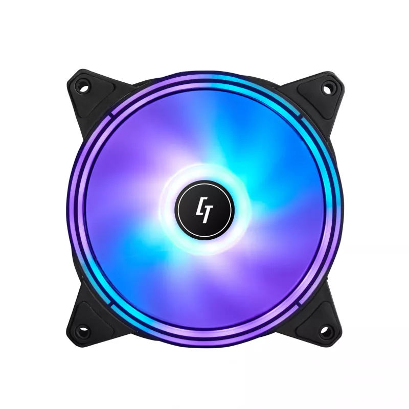Sistema di raffreddamento per computer Chieftec NF-1225RGB ventola per case 12 cm nero 1 pz.