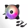 Sistema di raffreddamento per computer Chieftec NF-1225RGB ventola per case 12 cm nero 1 pz.