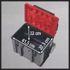 Valigetta per attrezzi Einhell E-Case L polipropilene nero rosso 41,5x27,3x32 cm