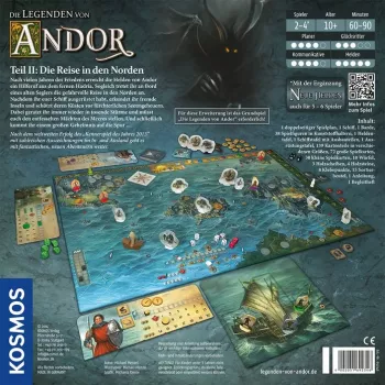 Gioco da tavolo/carte Kosmos 16354758 Legenden von Andor 60 min espansione gioco da tavolo viaggio/avventura
