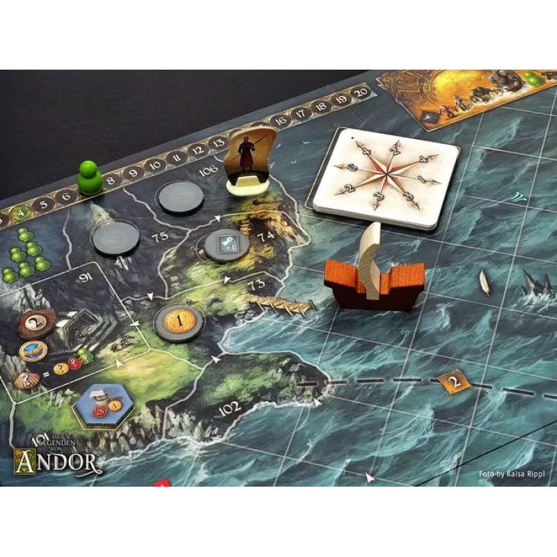 Kosmos 692346 Legends of Andor Parte II: Il viaggio verso nord espansione per gioco da tavolo, 2–4 giocatori, 90 min, da 10 anni