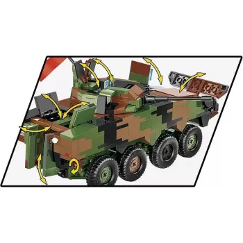 Kit modello mattoncini Cobi Armed Forces KTO Rosomak 2-in-1 (COBI-2629)
