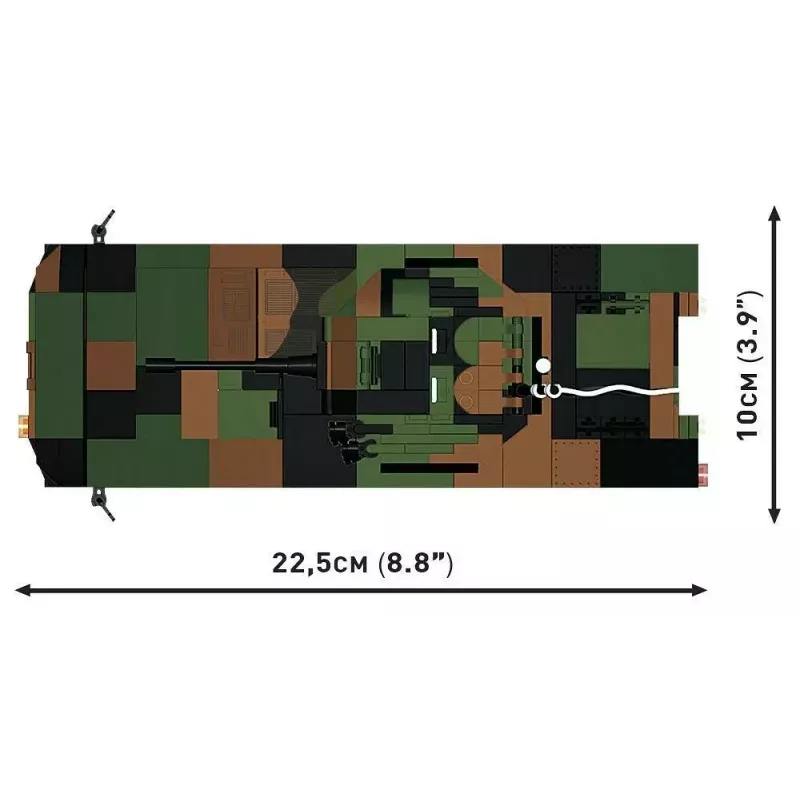 Kit modello mattoncini Cobi Armed Forces KTO Rosomak 2-in-1 (COBI-2629)