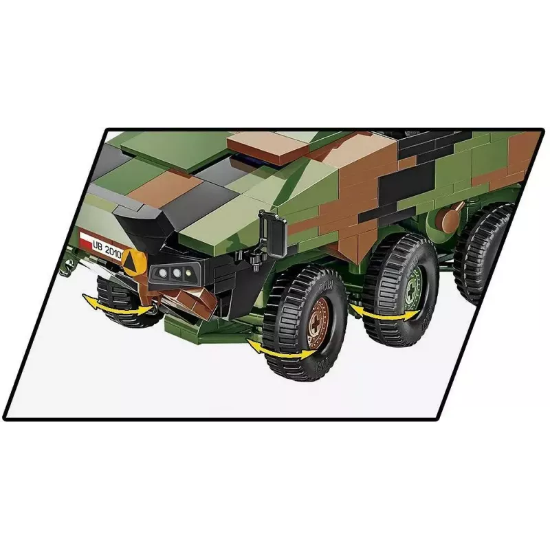 Kit modello mattoncini Cobi Armed Forces KTO Rosomak 2-in-1 (COBI-2629)
