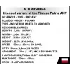 Kit modello mattoncini Cobi Armed Forces KTO Rosomak 2-in-1 (COBI-2629)