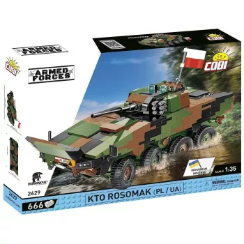 Kit modello mattoncini Cobi Armed Forces KTO Rosomak 2-in-1 (COBI-2629)