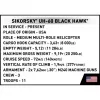 Kit di costruzione Cobi Sikorsky UH-60 Black Hawk 928 mattoncini, modello COBI-5906