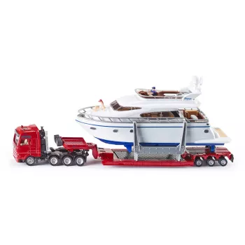 Siku trasporto eccezionale con yacht, modello trasporto eccezionale, preassemblato, 1:87, bambino/bambina, 3 anni, 99 anni