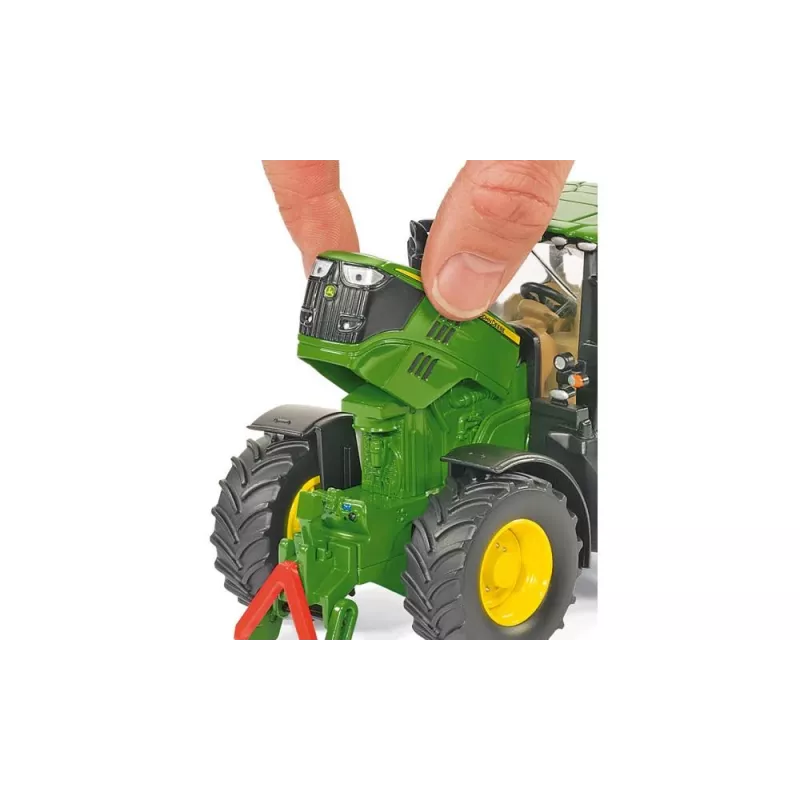 Siku John Deere 6210R, modello trattore, 3 anni, metallo, plastica, nero, verde