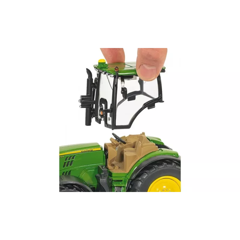 Siku John Deere 6210R, modello trattore, 3 anni, metallo, plastica, nero, verde