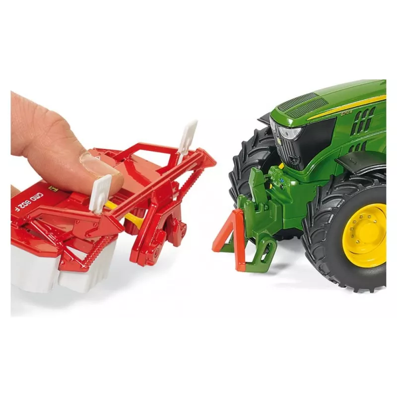 Siku John Deere 6210R, modello trattore, 3 anni, metallo, plastica, nero, verde