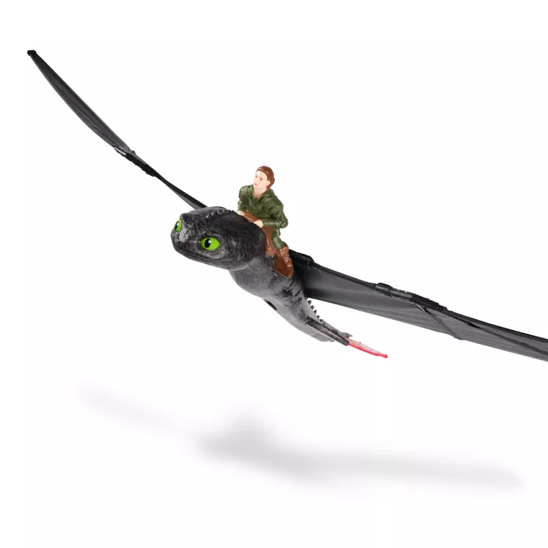 Drago volante radiocomandato Toothless di Spin Master – giocattolo RC, Dragon Trainer